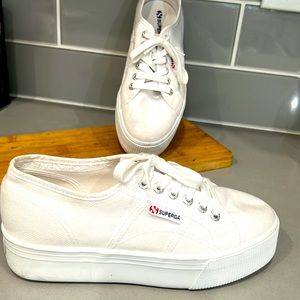 Superga Platform Sneakers - White
